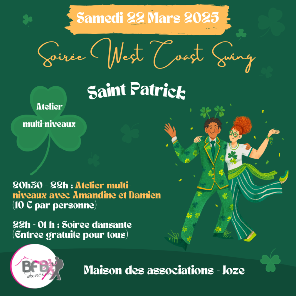 Soirée St Patrick 2025