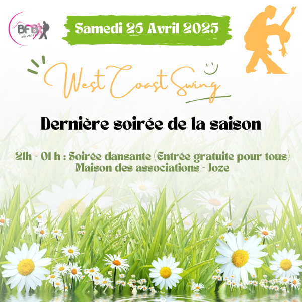 Soirée 26 avril 2025 => la dernière de la saison